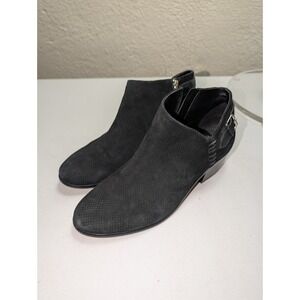 Vince Camuto Tricera Black Suede Bootie Size 9.5